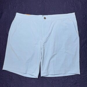 Faherty All Day Shorts Men's Size 42 Light Blue Recycled Blend Stretch‎ Casual